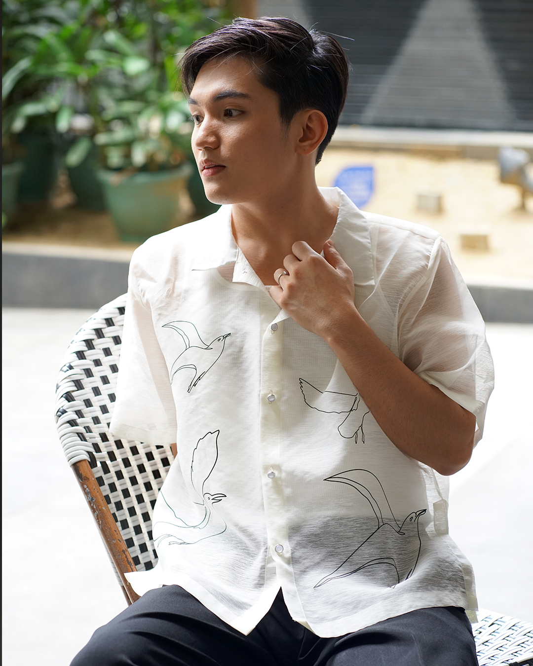 Birds Modern Barong Tagalog