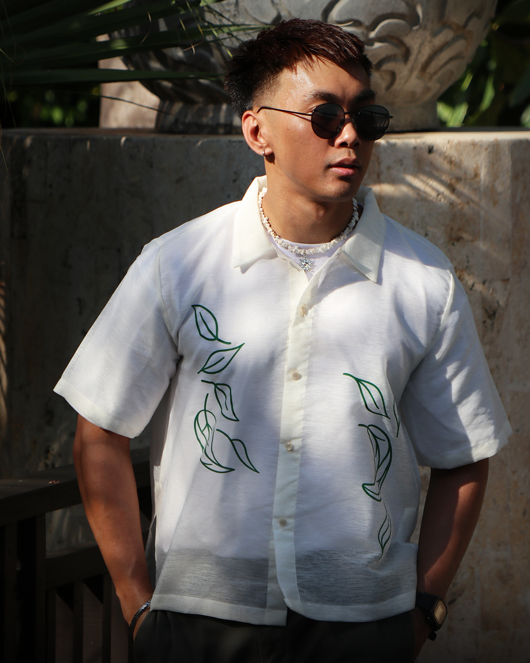 Leaves Modern Barong Tagalog