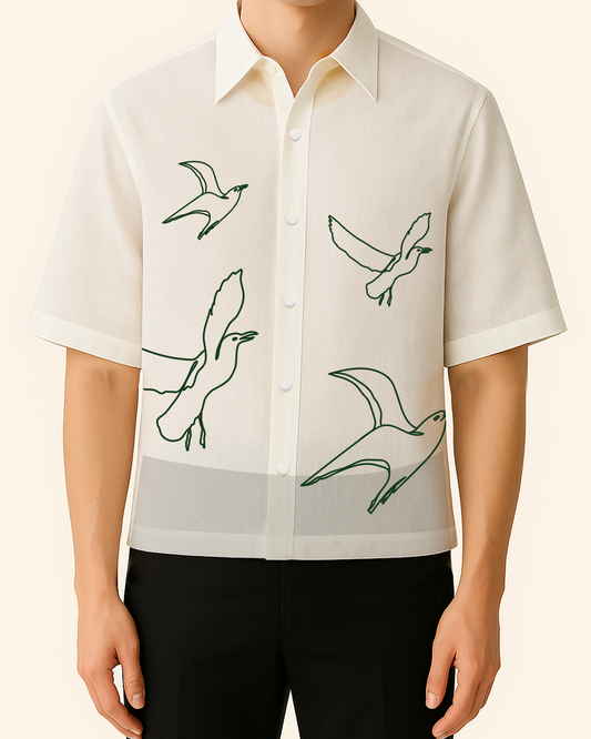 Birds Modern Barong Tagalog