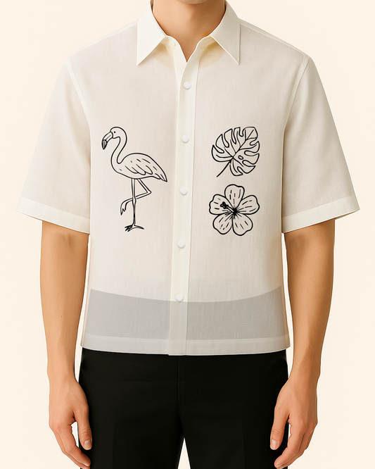 Flamingo Modern Barong Tagalog