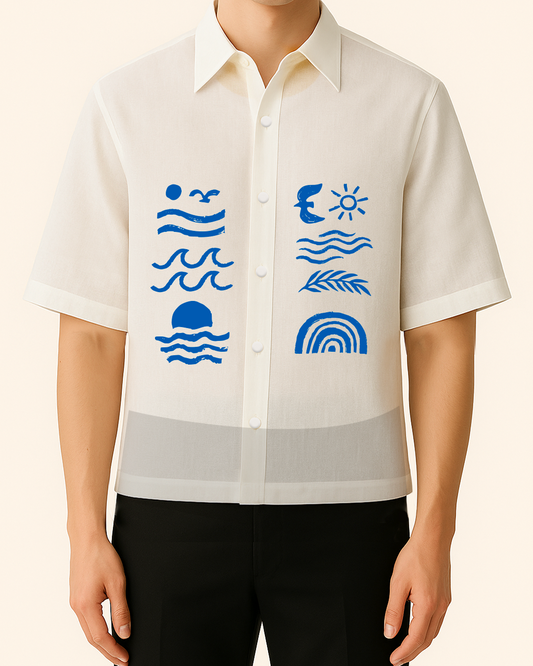 Waves Modern Barong Tagalog